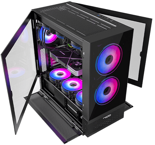 Twisted Minds Minimalist -04 Mid Tower Gaming Case - Black Twisted Minds Minimalist -04 Mid Tower Gaming Case - Black