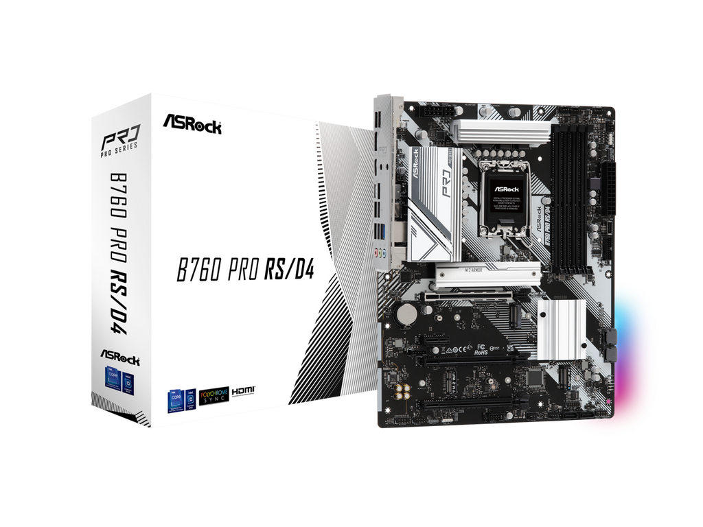 ASRock B760 Pro RS LGA 1700 DDR4 ATX motherboard