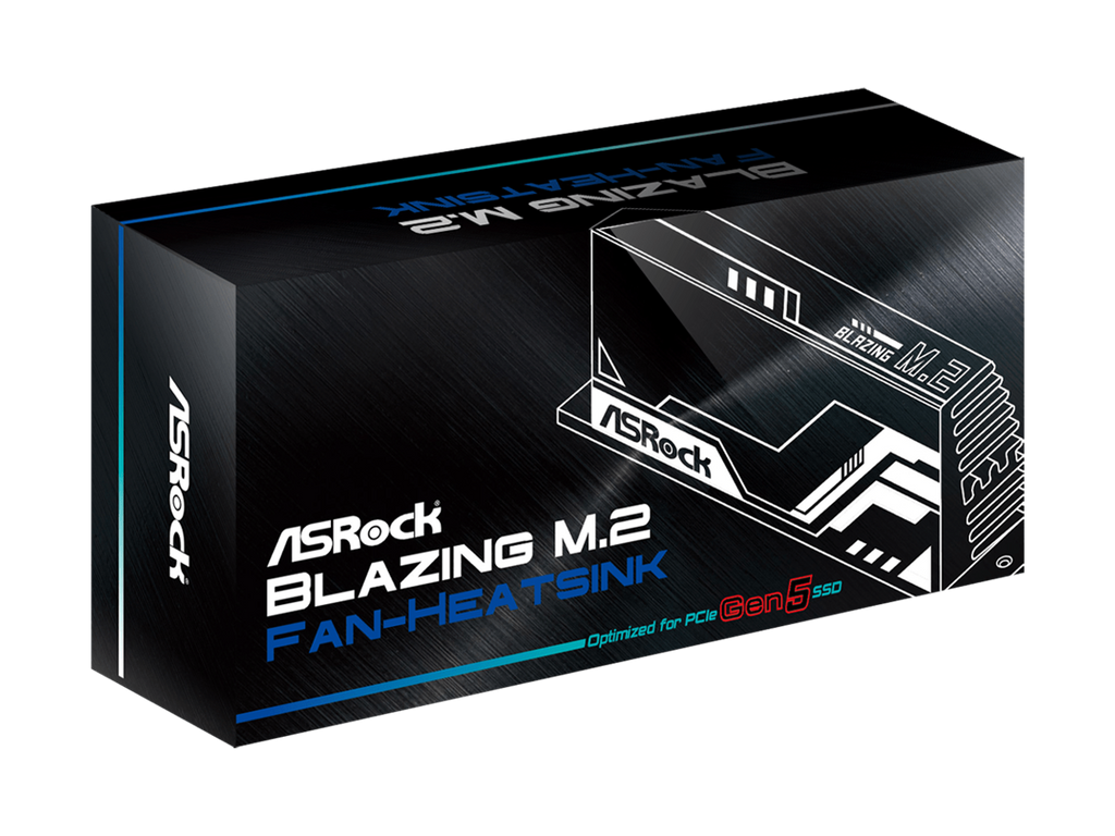 ASRock Blazing M.2 Gen5 Fan-Heatsink TYPE-1