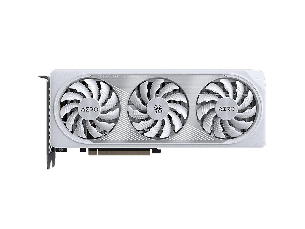 GIGABYTE GeForce RTX 4060 AERO OC 8G Graphics Card, 3x WINDFORCE Fans, 8GB 128-bit GDDR6,