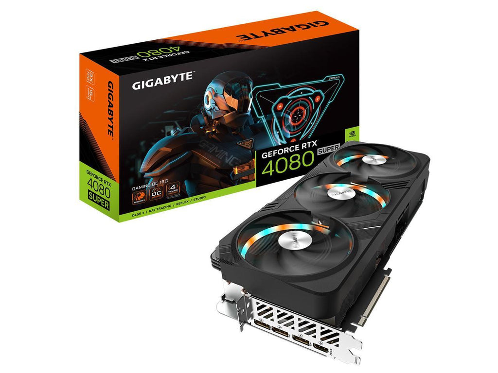 GIGABYTE GeForce RTX 4080 SUPER GAMING OC 16G Graphics Card, 3x WINDFORCE Fans, 16GB 256-bit