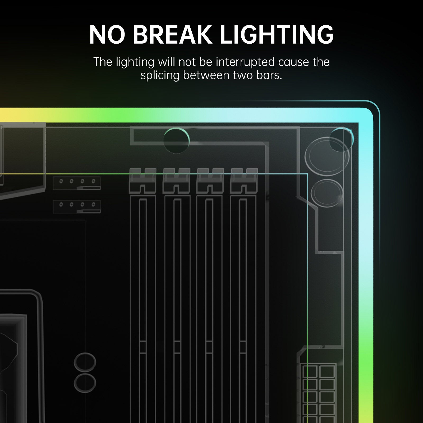 ASIAHORSE ARGB Light Strip for Motherboard LIGHTSABER -X - M-ATX Medium MB ASIAHORSE ARGB Light Strip for Motherboard LIGHTSABER -X - M-ATX Medium MB