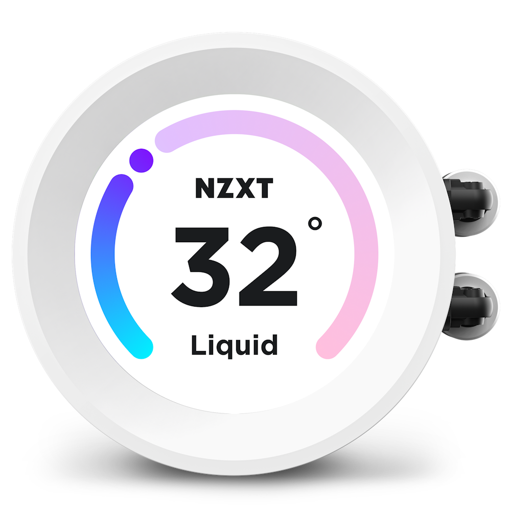NXZT Kraken Elite 240mm RGB AIO Liquid Cooler LCD - white NXZT Kraken Elite 240mm RGB AIO Liquid Cooler LCD - white