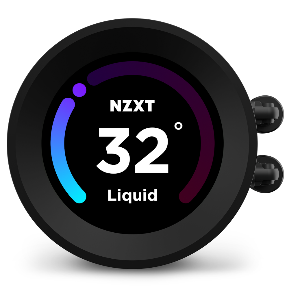 NXZT Kraken Elite 240mm RGB AIO Liquid Cooler LCD - Black NXZT Kraken Elite 240mm RGB AIO Liquid Cooler LCD - Black