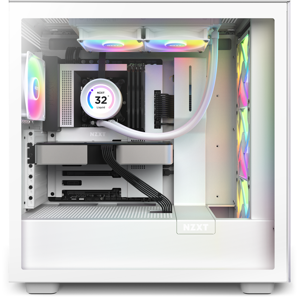 NXZT Kraken Elite 240mm RGB AIO Liquid Cooler LCD - white NXZT Kraken Elite 240mm RGB AIO Liquid Cooler LCD - white