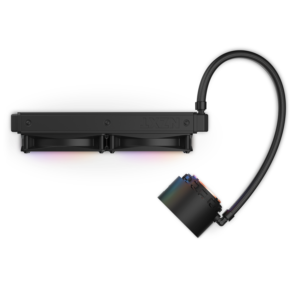 NXZT Kraken Elite 240mm RGB AIO Liquid Cooler LCD - Black NXZT Kraken Elite 240mm RGB AIO Liquid Cooler LCD - Black