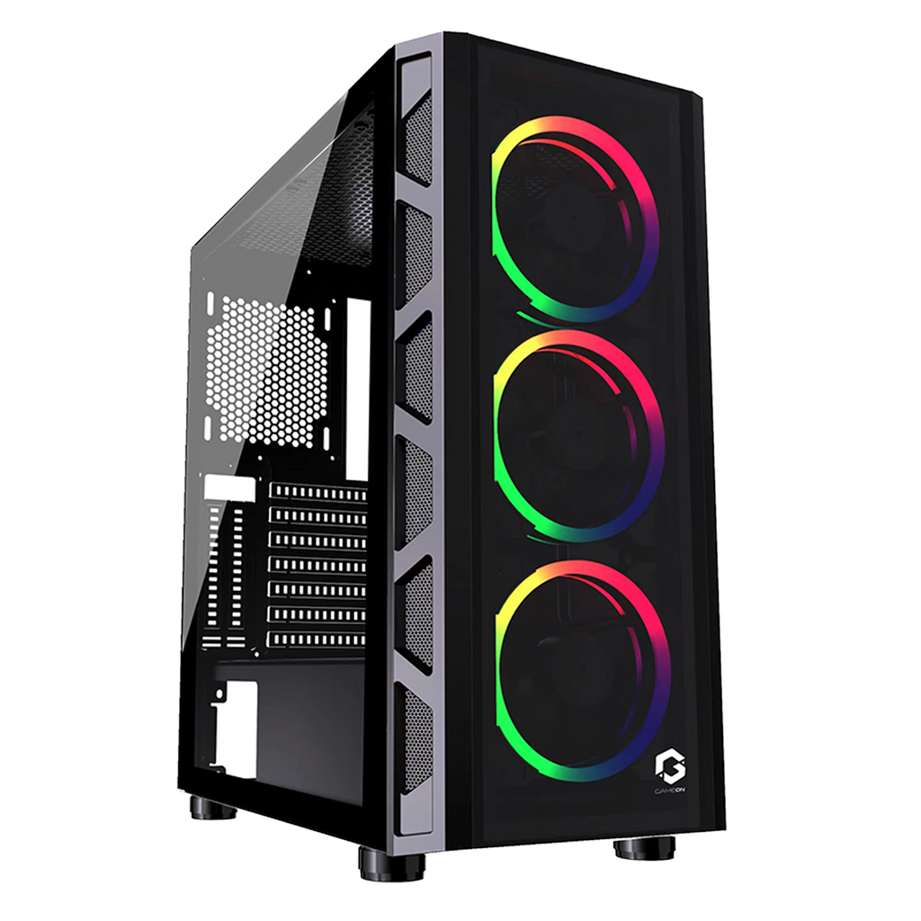 GAMEON TRIDENT II Mid Tower Gaming Case (Fixed RGB)