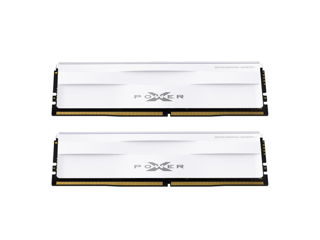 Silicon Power DDR5 32GB (16GBx2) Zenith 5600MHz (PC5-44800) 288-pin CL40 1.25V UDIMM Desktop Memory Module RAM SU032GXLWU560FDGAB White
