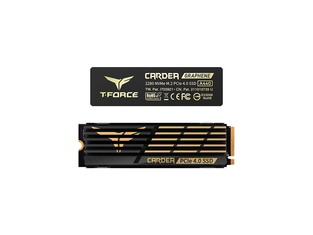 Team Group T-FORCE CARDEA A440 M.2 2280 2TB PCIe Gen 4.0 x4 NVMe 1.4, PS5 Compatible, Internal Solid State Drive
