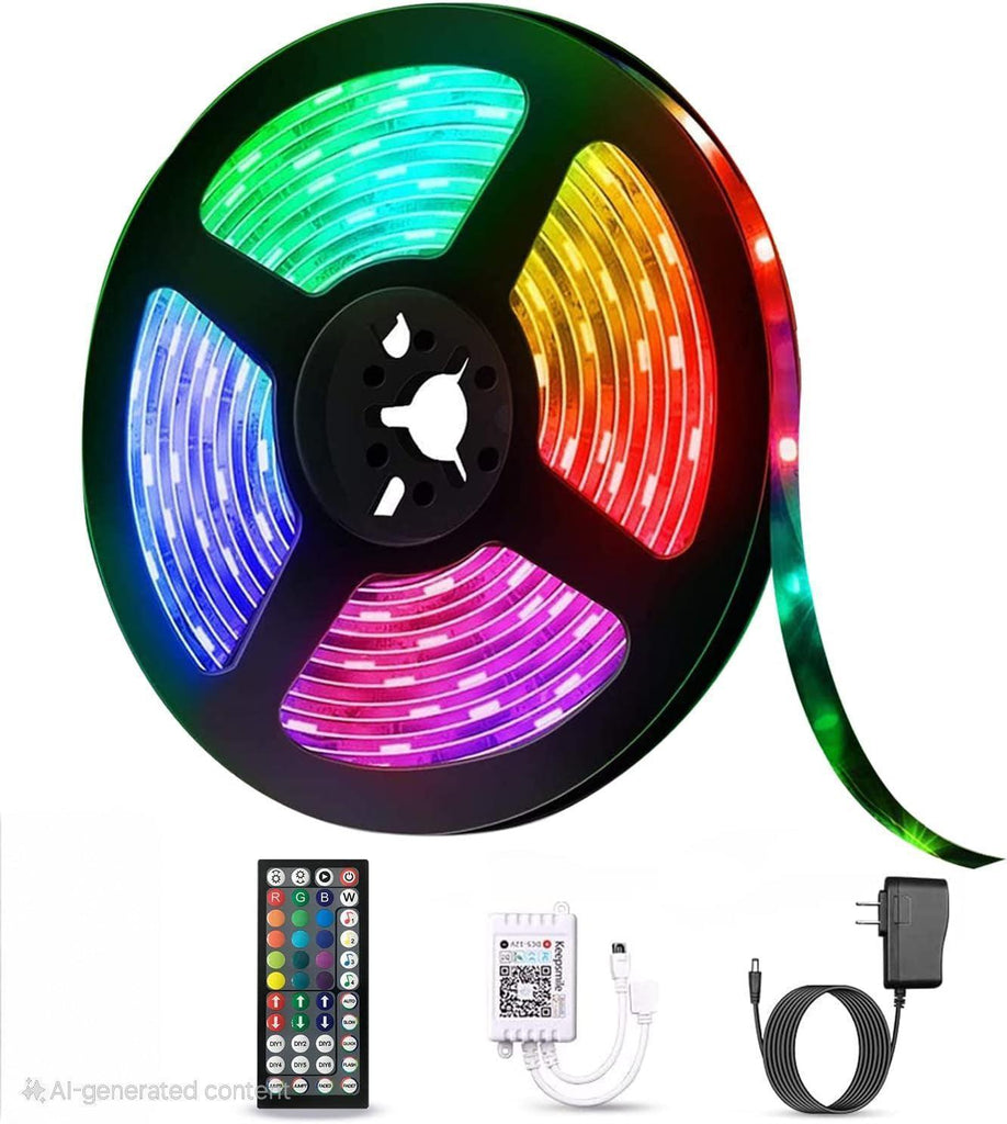 RGB Led Light Strip With Remote Control 5M "LD002" - RGB