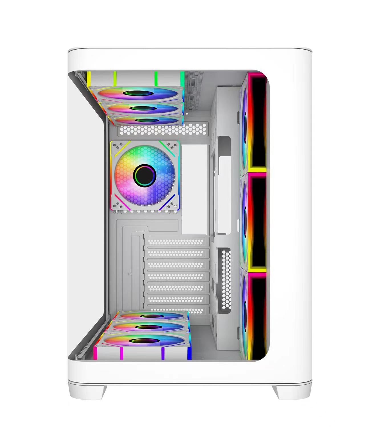 SAMA Neview 2851A GAMING CASE Curved Front - White SAMA Neview 2851A GAMING CASE Curved Front - White