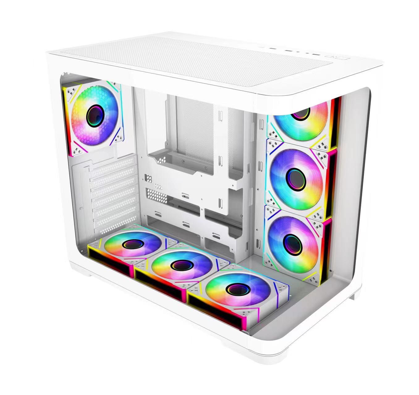 SAMA Neview 2851A GAMING CASE Curved Front - White SAMA Neview 2851A GAMING CASE Curved Front - White