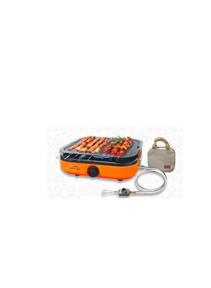 Camping Family 2-in-1 folding gas stove with grill CM-38550