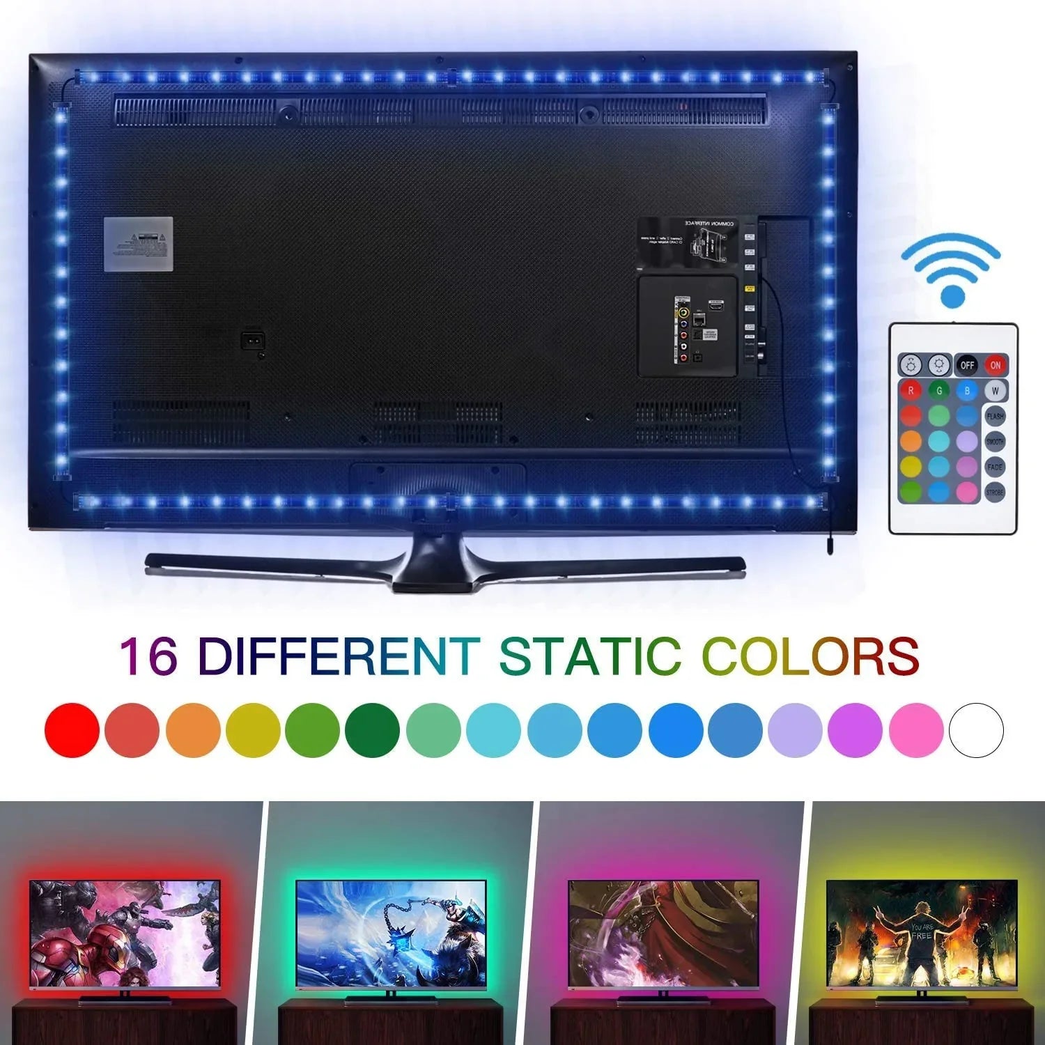 Twisted Minds RGB LED Strip Light - 2 Meters Twisted Minds RGB LED Strip Light - 2 Meters