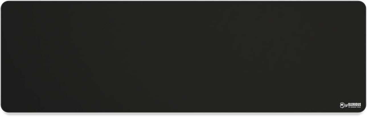 Glorious Extended Gaming Mouse Pad/Mat - 28x91cm - Black Glorious Extended Gaming Mouse Pad/Mat - 28x91cm - Black
