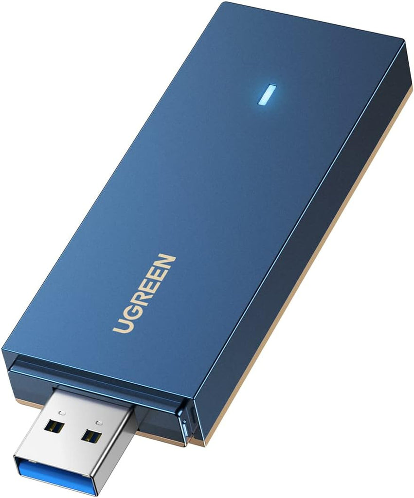 UGREEN USB WiFi Adapter-2.4G& 5G Dual Band Portable WiFi 6 USB 3.0 AX1800Mbps Wireless Network Adapter