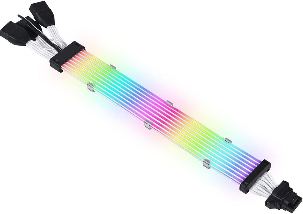 Asiahorse DualSR PCIE5.0 RGB Extension cable Black