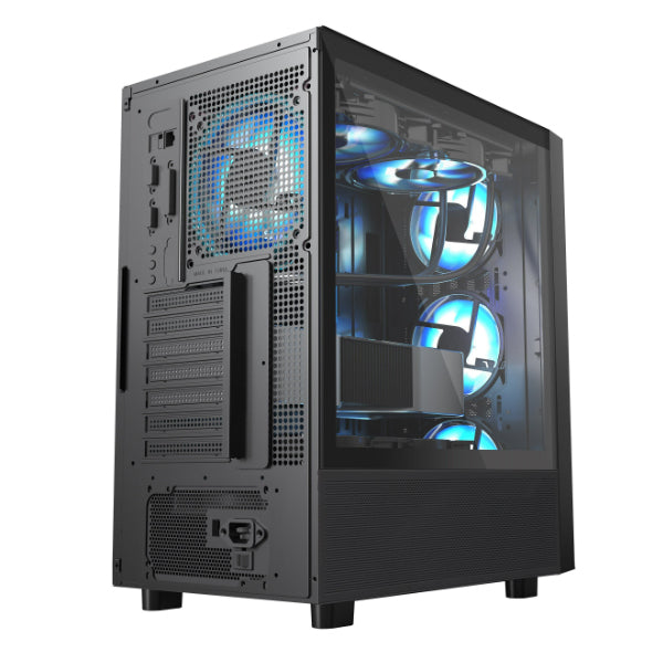 SAMA Neview 3601 Tempered Glass ATX Mid Tower Gaming Computer Case - Black SAMA Neview 3601 Tempered Glass ATX Mid Tower Gaming Computer Case - Black