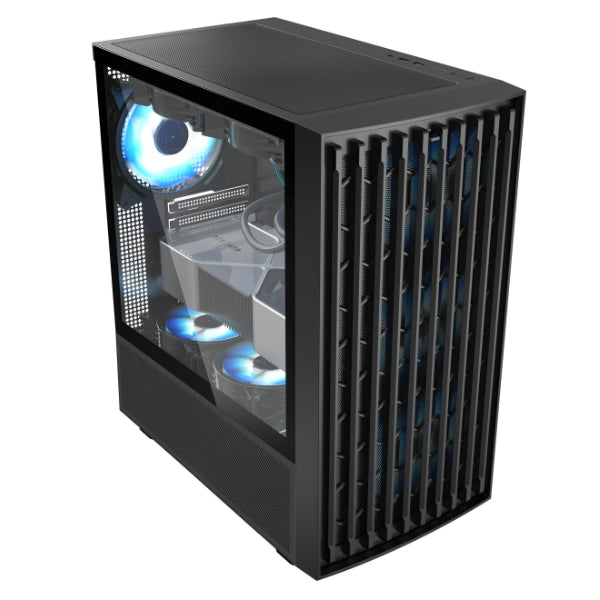 SAMA Neview 3601 Tempered Glass ATX Mid Tower Gaming Computer Case - Black SAMA Neview 3601 Tempered Glass ATX Mid Tower Gaming Computer Case - Black