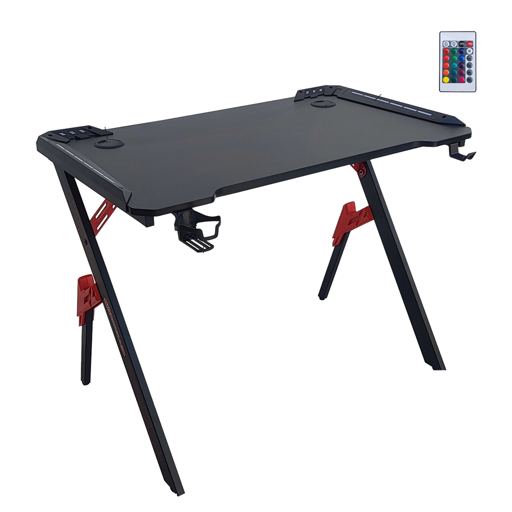 X-shaped  Gaming Desk with RGB 562-9