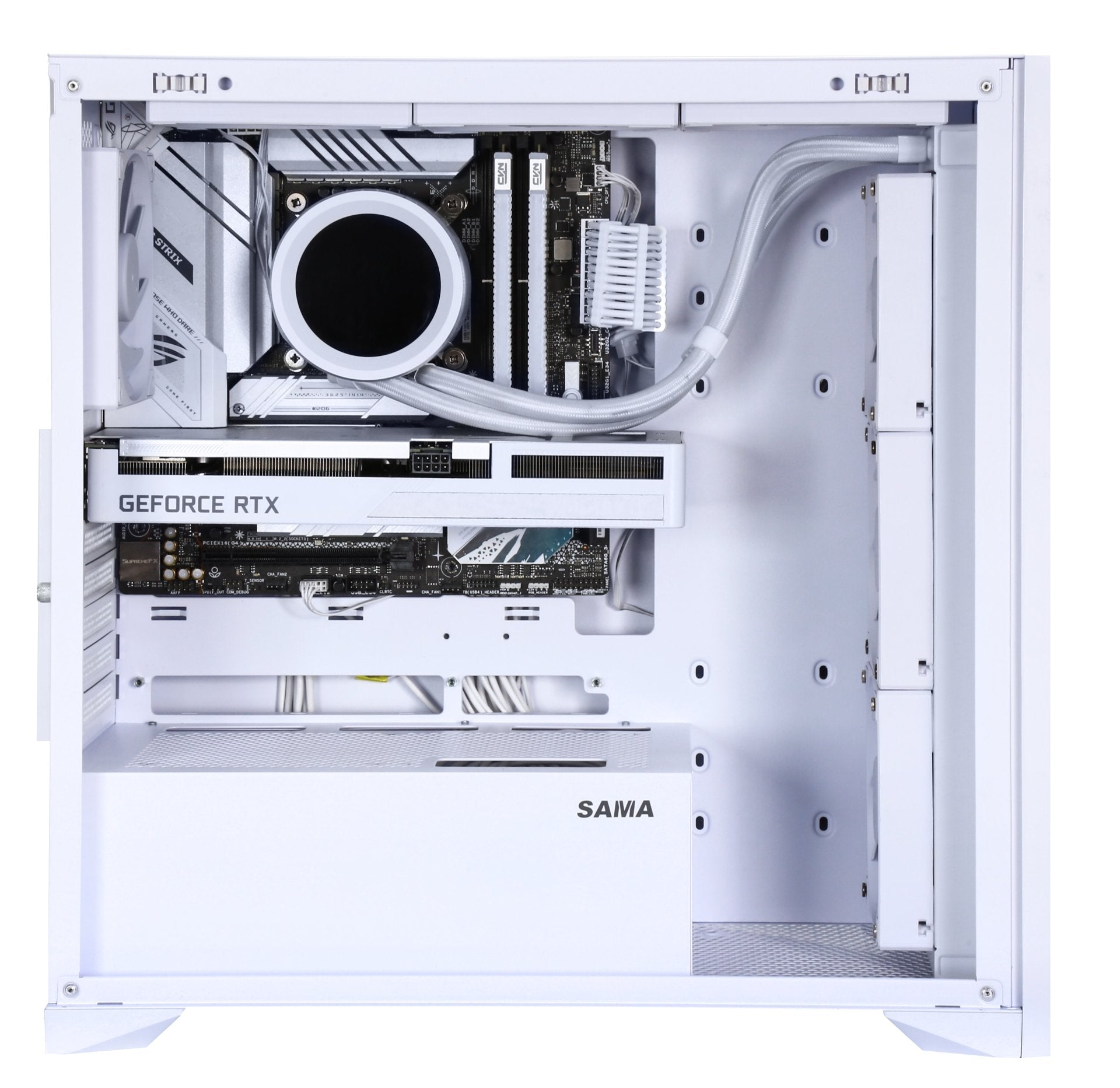SAMA SV-05 V-Nature ATX Mid Tower Gaming Computer Case - White SAMA SV-05 V-Nature ATX Mid Tower Gaming Computer Case - White