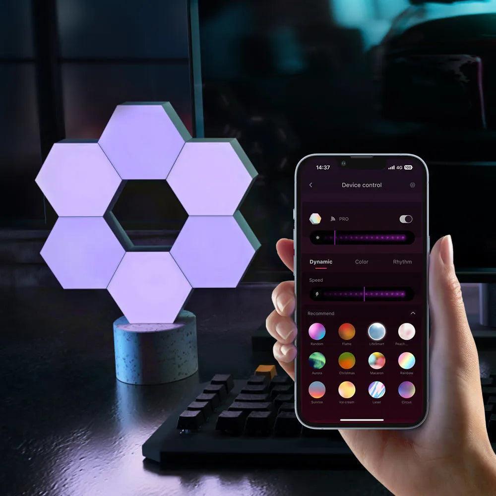 Lifesmart Cololight Pro 6 Pack Starter Kit with Stone Base Lifesmart Cololight Pro 6 Pack Starter Kit with Stone Base