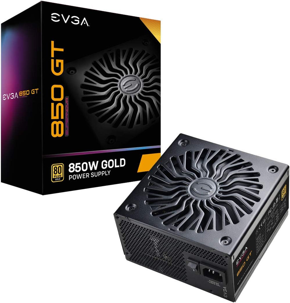 EVGA SuperNOVA 850 GT, 80 Plus Gold 850W, Fully Modular, Auto Eco Mode with FDB Fan