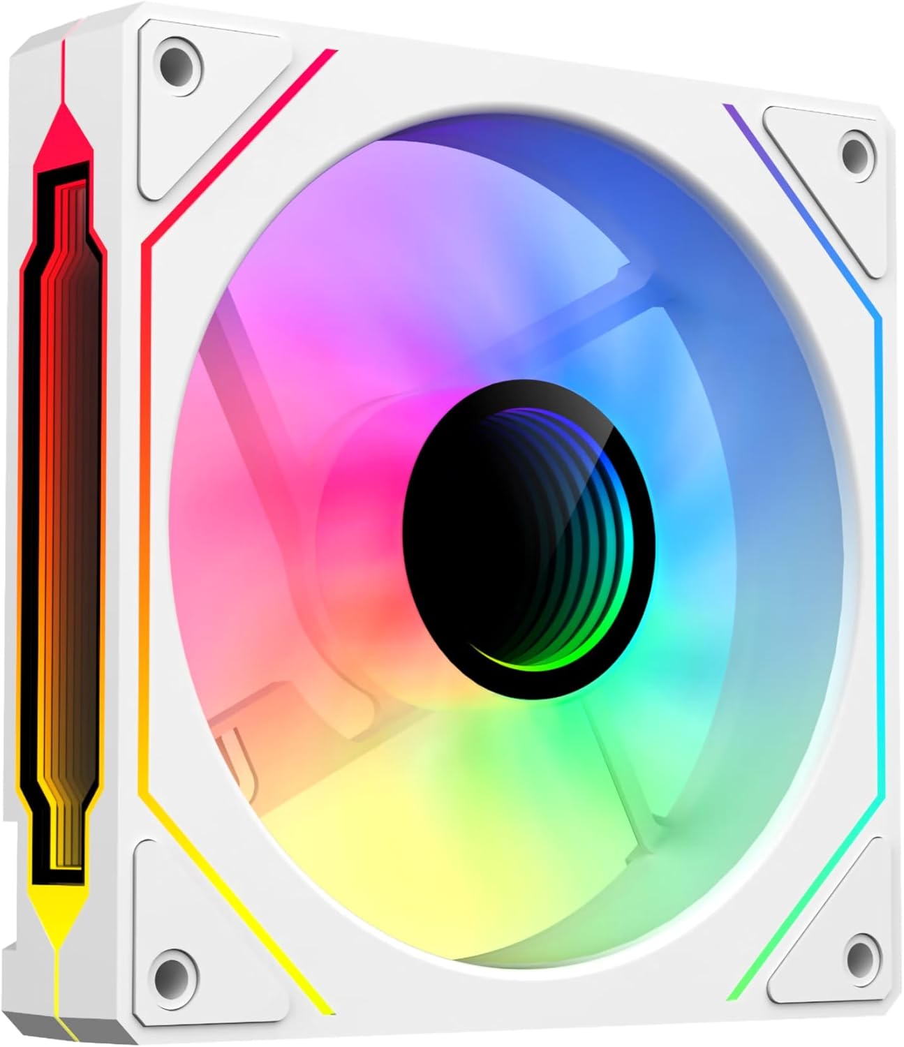 SAMA YF1202I W ARGB120mm Infinity Mirror Single Fan - White SAMA YF1202I W ARGB120mm Infinity Mirror Single Fan - White