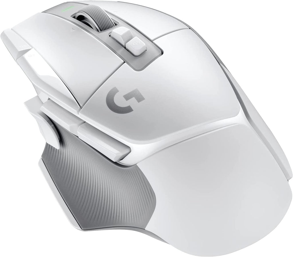 Logitech G502 X PLUS LIGHTSPEED Wireless Optical mouse with LIGHTFORCE hybrid switches, LIGHTSYNC RGB, HERO 25K gaming sensor, compatible with PC - macOS/Windows - White
