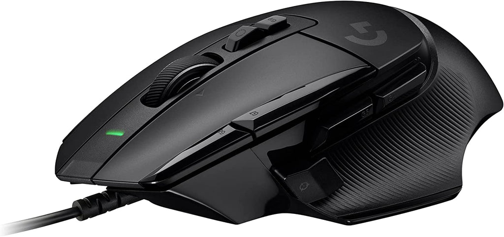 Logitech G502 X Wired Gaming Mouse - LIGHTFORCE hybrid optical-mechanical primary switches, HERO 25K gaming sensor compatible, with PC - macOS/Windows - Black