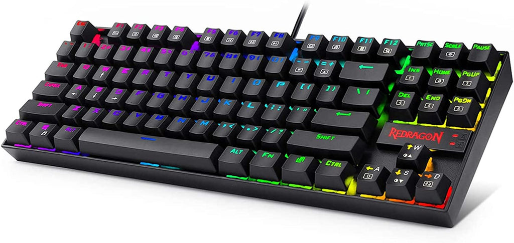 Redragon KUMARA Wired Mechanical RGB Gaming Keyboard - Black - أحرف عربية