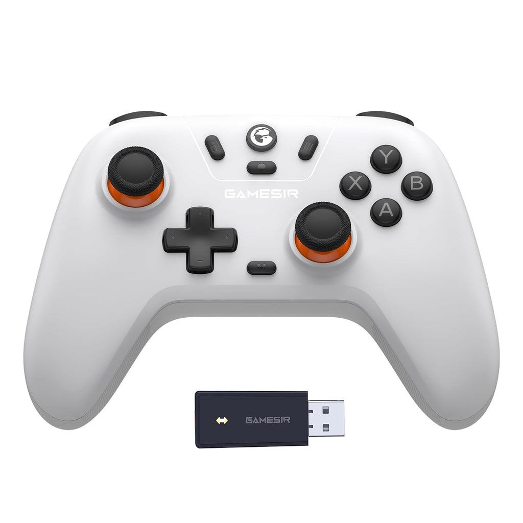 GameSir Nova Lite Wireless Switch Controller Bluetooth Gamepad with Hall Effect for Nintendo Switch iPhone Android Phone PC - Stellar White
