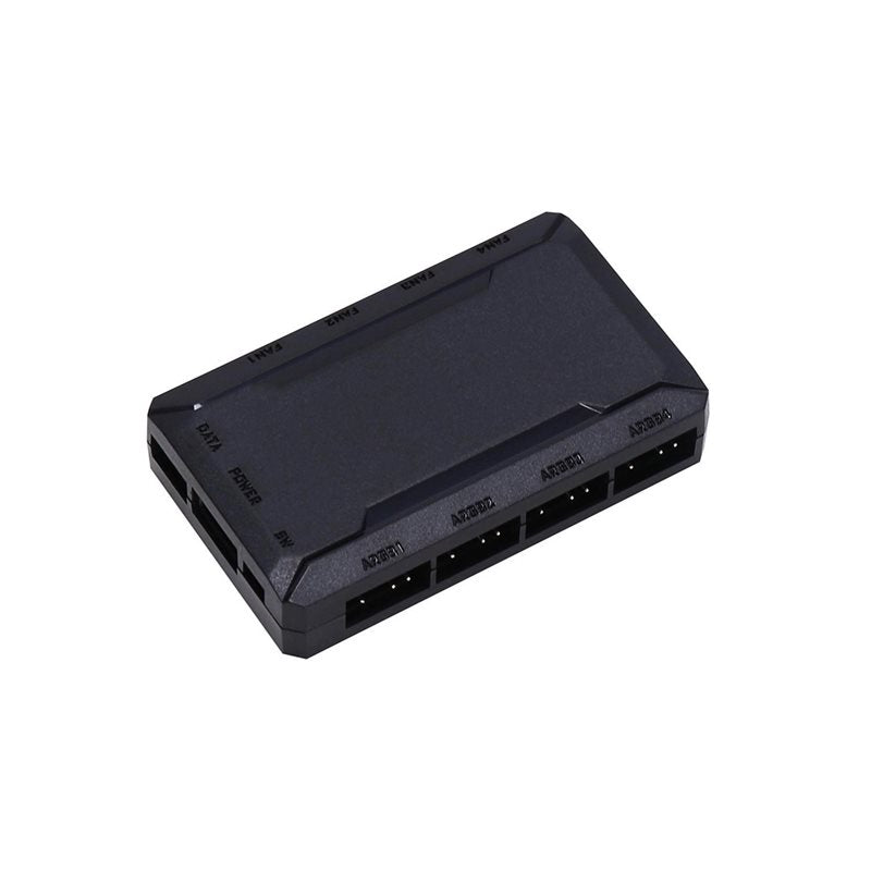 SAMA 4 Ports ARGB And Fan HUB Controller - Black SAMA 4 Ports ARGB And Fan HUB Controller - Black
