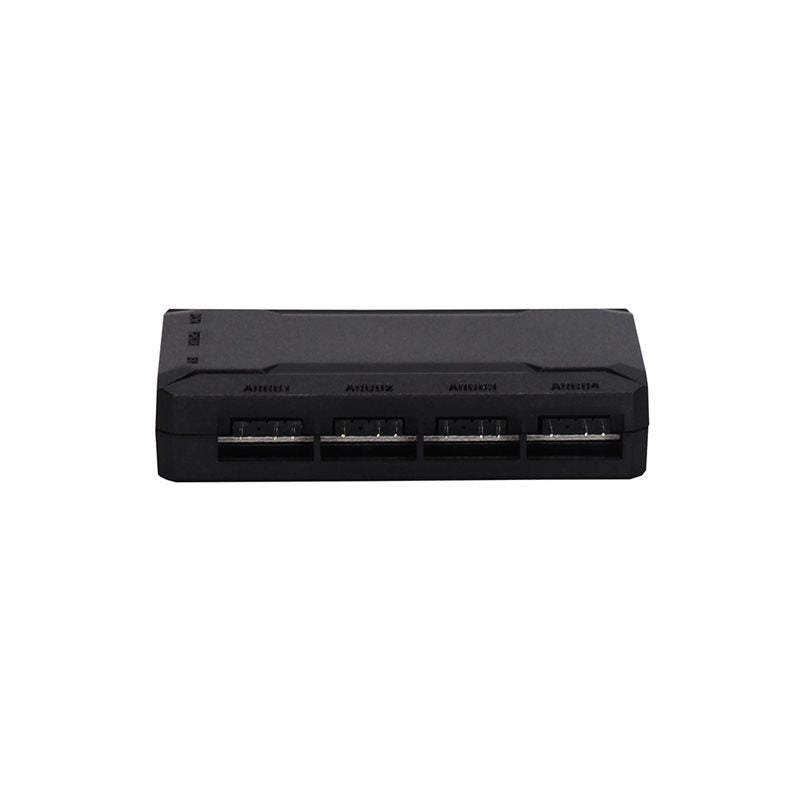 SAMA 4 Ports ARGB And Fan HUB Controller - Black SAMA 4 Ports ARGB And Fan HUB Controller - Black