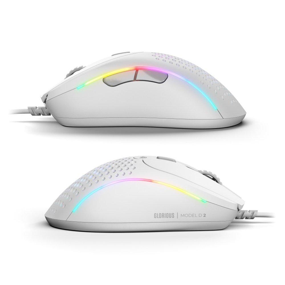 Glorious Model DV2 Wired RGB Gaming Mouse - Matte White Glorious Model DV2 Wired RGB Gaming Mouse - Matte White