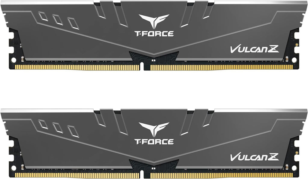 TEAMGROUP T-Force Vulcan Z DDR4 16GB Kit (2x8GB) 3600MHz Desktop Memory - Gray