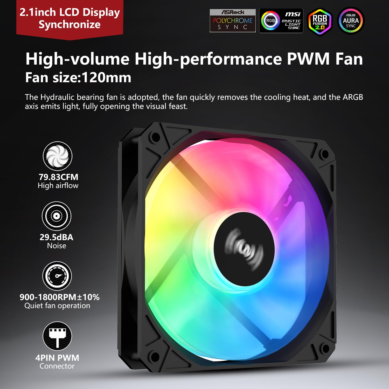 SAMA SM240 240mm AIO RGB Liquid Cooler LCD Display Screen - Black SAMA SM240 240mm AIO RGB Liquid Cooler LCD Display Screen - Black