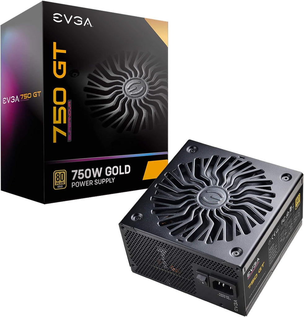 EVGA SuperNOVA 750 GT, 80 Plus Gold 750W, Fully Modular, Auto Eco Mode with FDB Fan