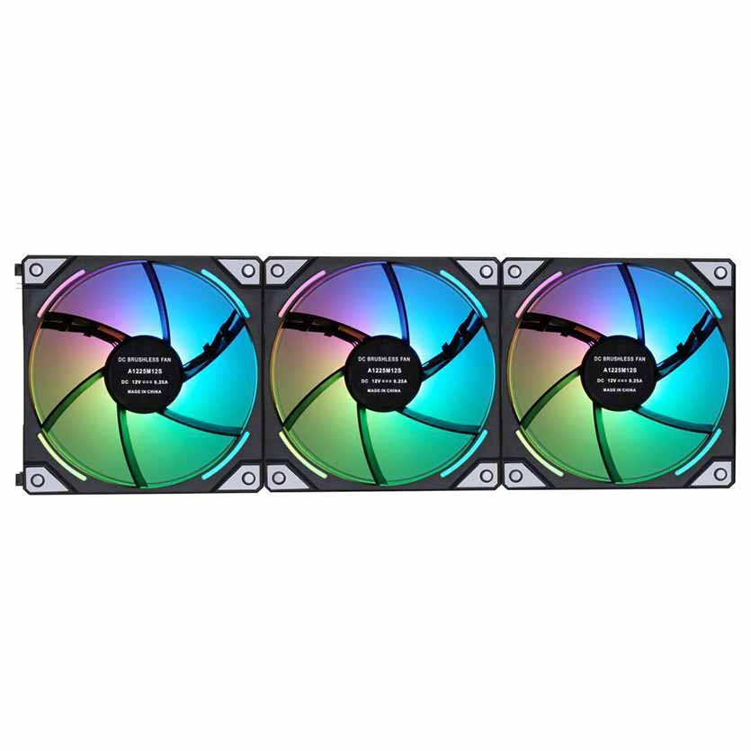 Sama YE1203BK ARGB 3 in 1 Fan - Black Sama YE1203BK ARGB 3 in 1 Fan - Black