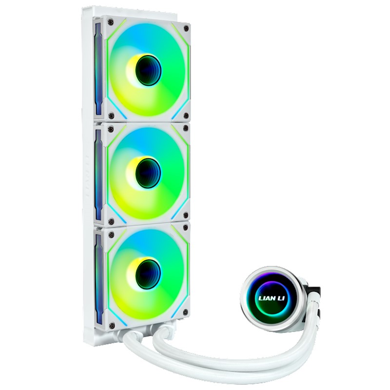 LIAN LI Galahad II Trinity Series  360mm RGB Liquid CPU cooler with SL-Infinity Fan - White
