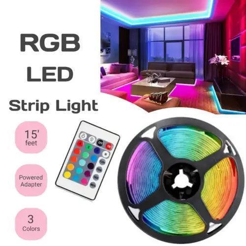 RGB Led Light Strip With Remote Control RGB Led Light Strip With Remote Control