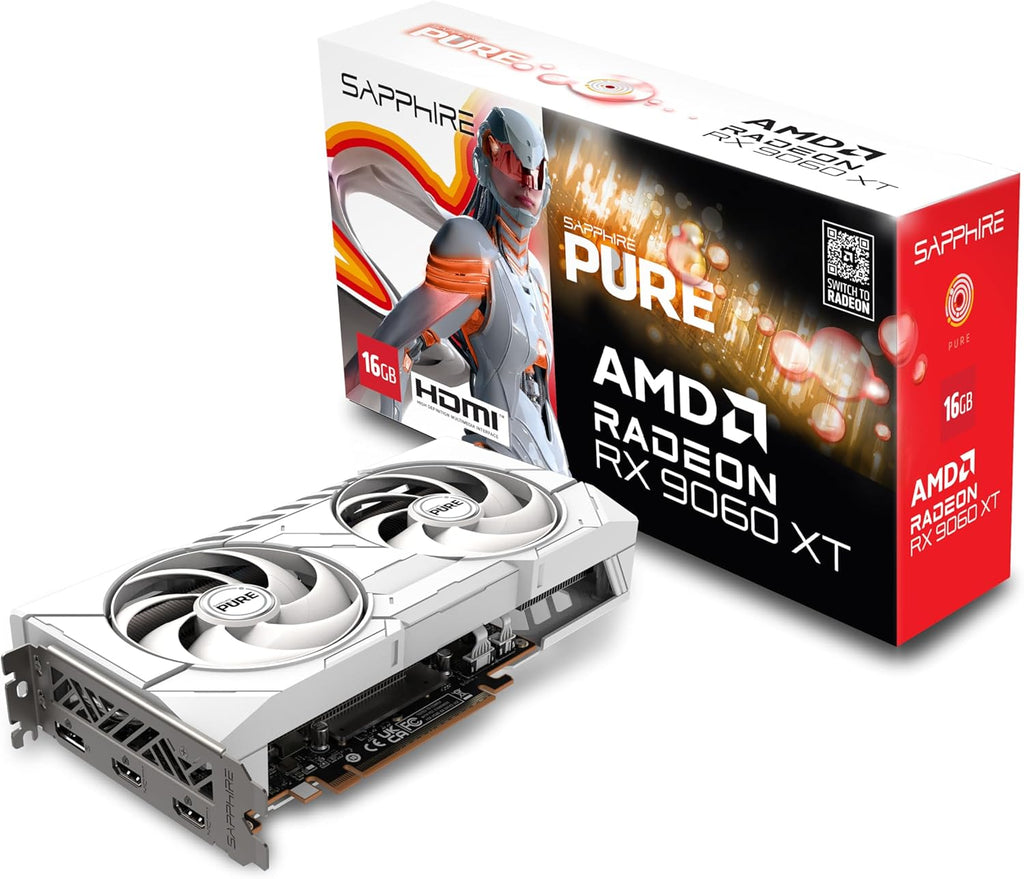 Sapphire PURE AMD Radeon RX 9060 XT | 16GB GDDR6 Graphics Card