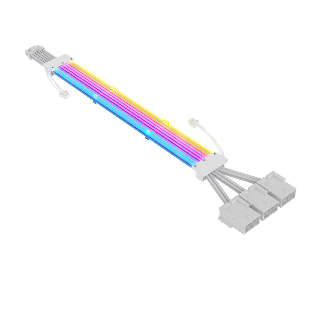 Asiahorse DualSR PCIE5.0 RGB Extension cable White