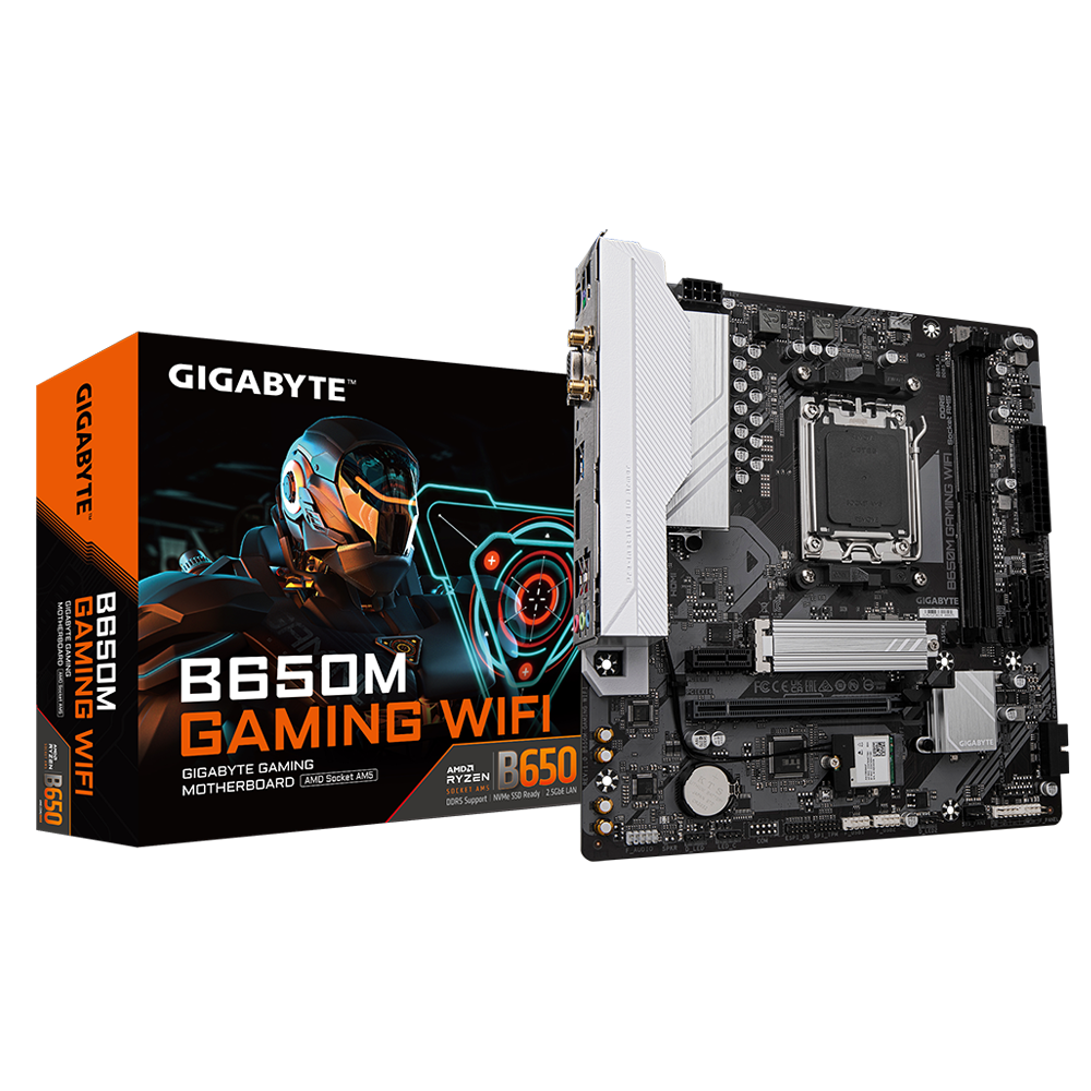 GIGABYTE B650M Gaming WiFi AM5 LGA 1718 AMD B650 M-ATX Motherboard