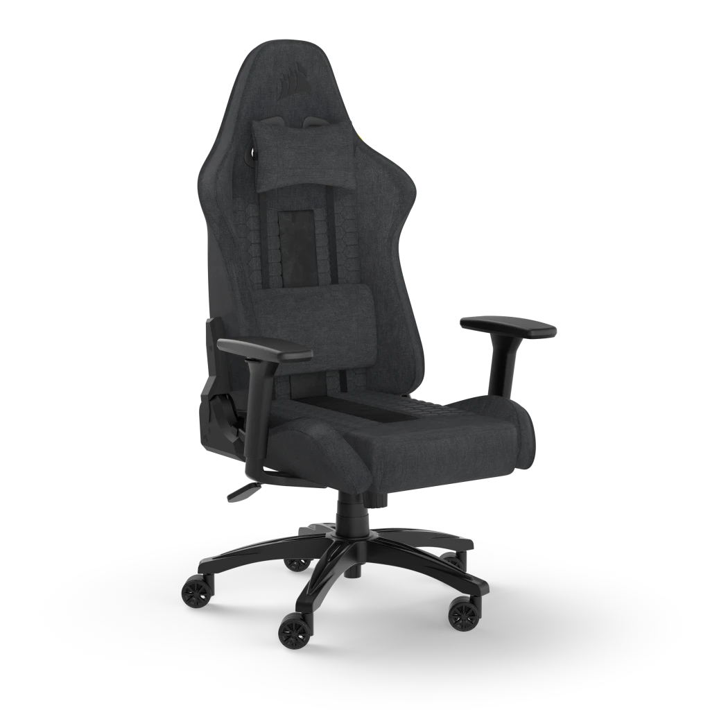 Corsair TC100 RELAXED Gaming Chair - Fabric Black/Gray