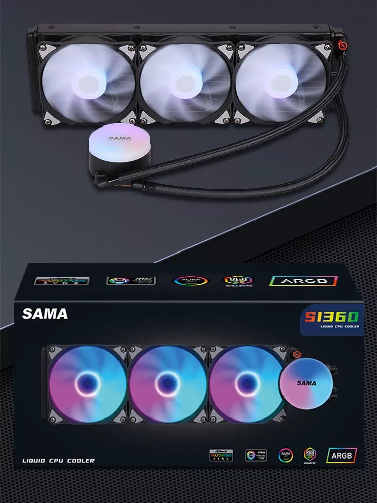 SAMA SI360MM RGB Liquid Cooler - Black SAMA SI360MM RGB Liquid Cooler - Black