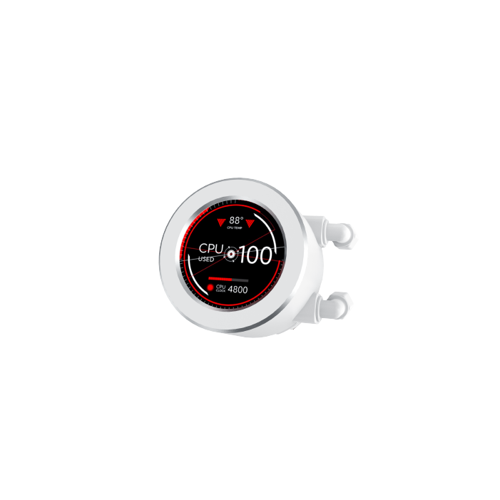 Xigmatek Frozr-O II 240mm AIO CPU Liquid Cooler -LCD screen- Arctic Xigmatek Frozr-O II 240mm AIO CPU Liquid Cooler -LCD screen- Arctic