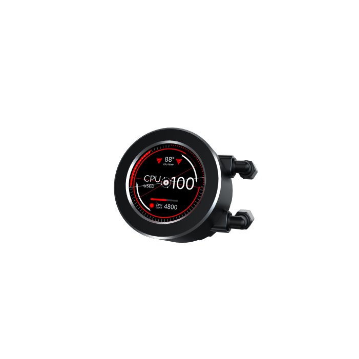 Xigmatek Frozr-O II 240mm AIO CPU Liquid Cooler -LCD screen-Black