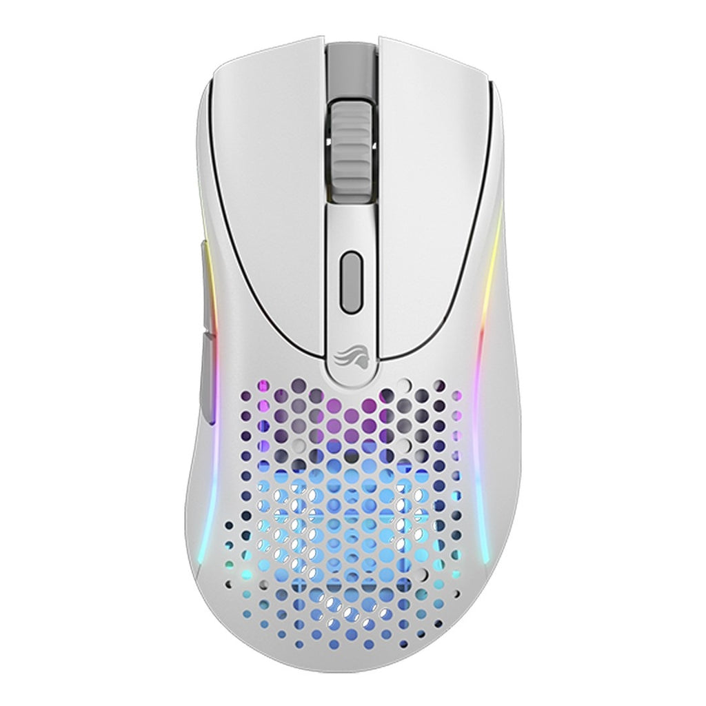 Glorious Model DV2 Wireless RGB Gaming Mouse - Matte White