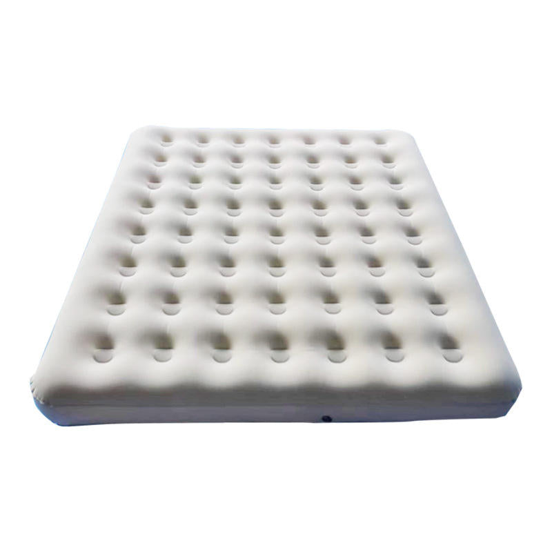 Inflatable bed flocked surface detail